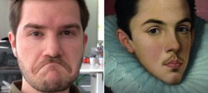 Google Art Selfie sur twitter