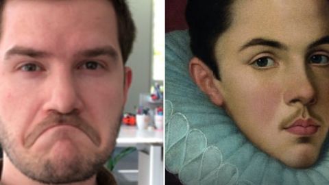 Google Art Selfie sur twitter