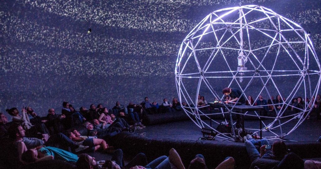 Scopitone - Sébastien Roy sphère art numérique