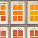 nuancier de couleurs orange