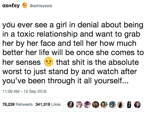 Une jeune femme raconte sur Twitter avoir subi une relation abusive