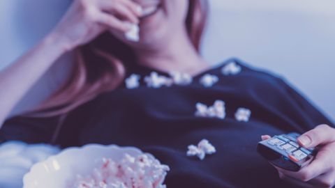 pop corne et télécommande