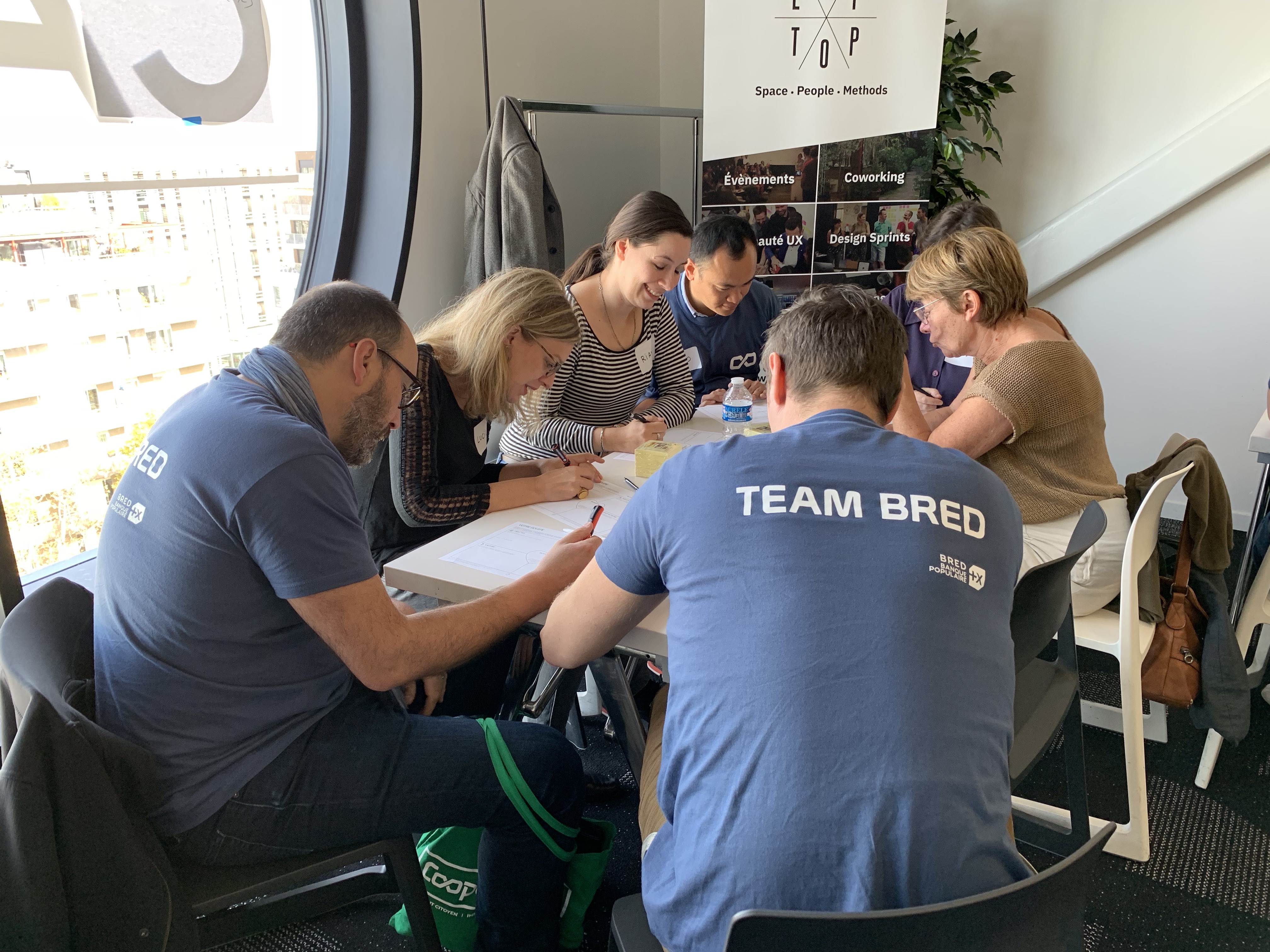 La phase d'idéation en cours au Cooperathon 