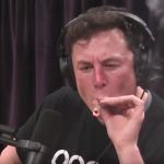 Elon Musk en train de fumer un joint en direct à la radio