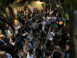 Soirée de lancement du Cooperathon vue de haut