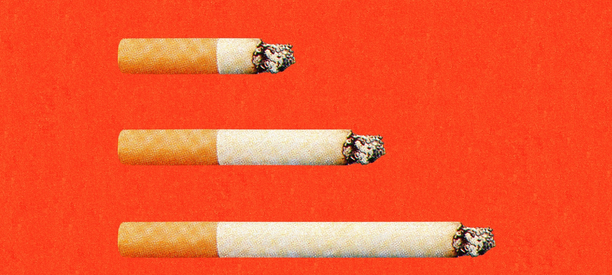 La bonne idée du jour : des mégots de cigarettes transformés en meubles cigarettes sur fond coloré