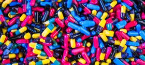 Pilules colorées