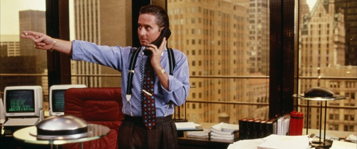 Faire fortune dans les crypto ? ok, mais il va falloir maitriser le vocabulaire Gordon Gekko, dans le film Wall Street