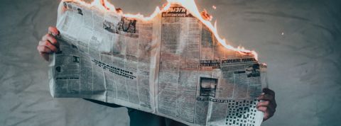 Infox Journal qui brûle