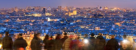 que faire d'insolite pour la Nuit Blanche ? Paris vue depuis Montmartre