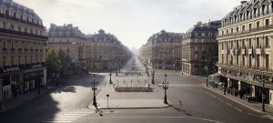 Place de l'opéra Garnier à Paris