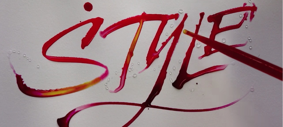 seb lester calligraphe de l'espace calligraphe style