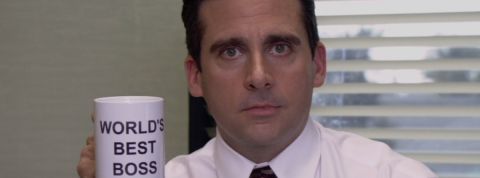 Même hors du bureau, votre boss influe sur votre bonheur Steve Carell dans The Office