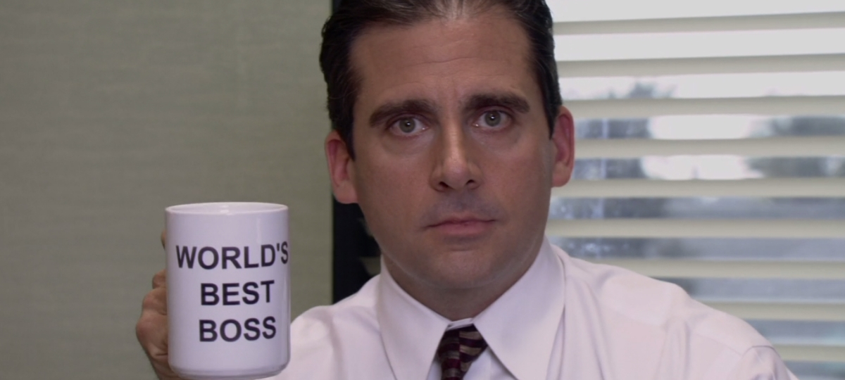 Même hors du bureau, votre boss influe sur votre bonheur Steve Carell dans The Office
