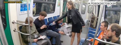 video virale russe Eau de Javel vs Manspreading en Russie