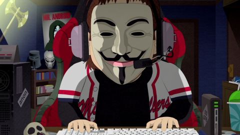 un anonymous dans sa chambre