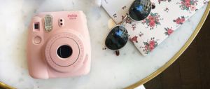 insta mini lunettes de soleil carnet à fleurs