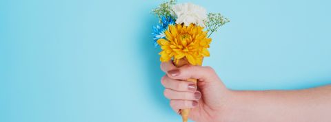 Générer du trafic avec Pinterest Cornet de fleurs