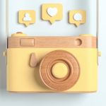 Appareil photo en bois