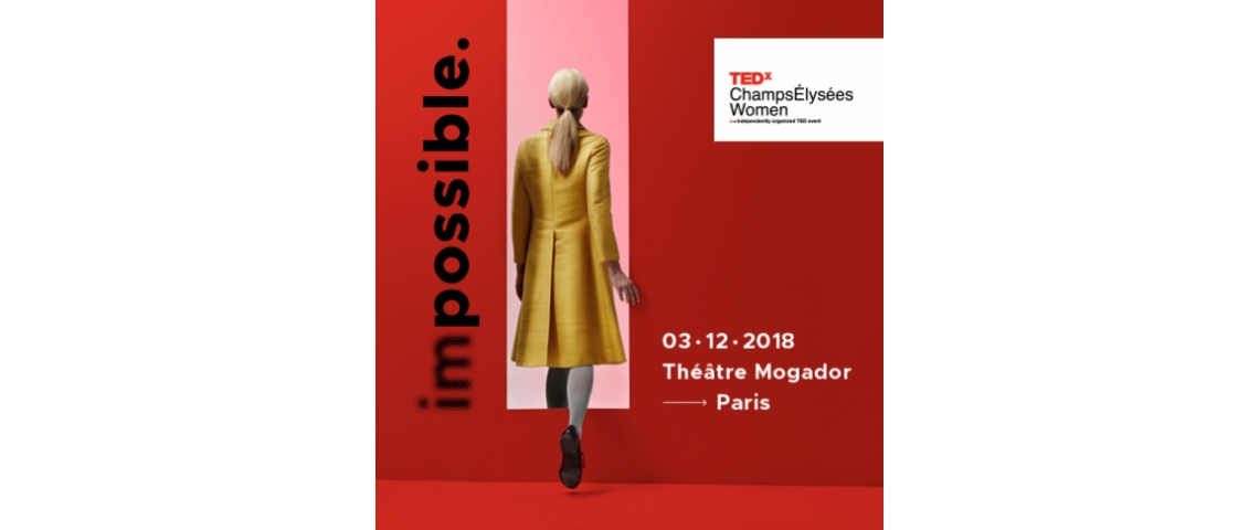La 5e édition de TEDXChampsElyséesWomen Affiche TEDXChampsElyséesWomen