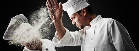 vegan sans gluten regimes alimentaires Deux chefs ont une bataille de nourriture