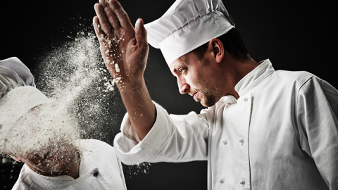 vegan sans gluten regimes alimentaires Deux chefs ont une bataille de nourriture