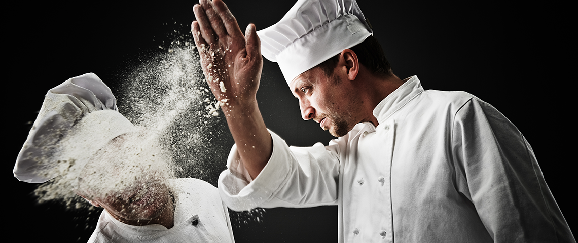 vegan sans gluten regimes alimentaires Deux chefs ont une bataille de nourriture