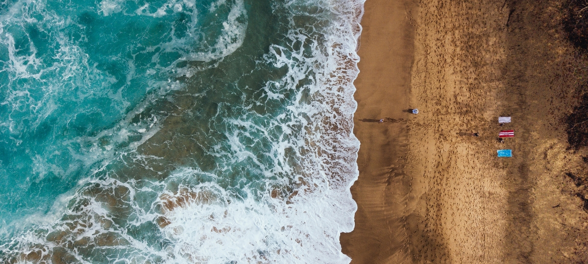 plage vue du viel