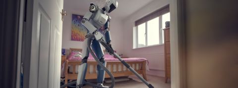 les futurologues sont fans de science fiction robot qui fait le ménage