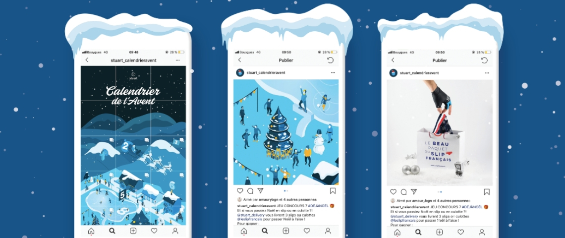Le calendrier de l'Avent Instagram de Stuart Calendrier de l'Avent Stuart