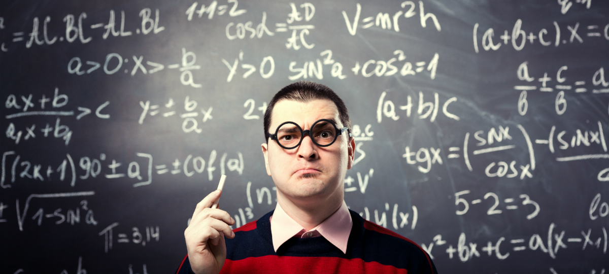 Tendances social media Geek qui écrit un algorythme