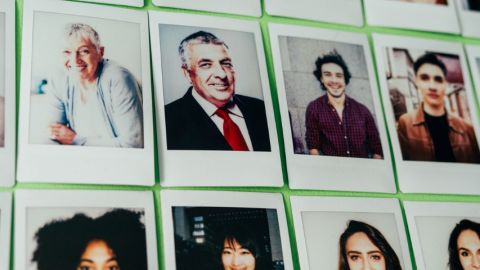 trombinoscope sur fond vert