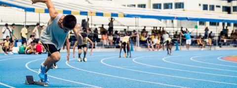 Les algorithmes permettent de lutter contre le dopage Un athlète chinois sur une piste de course