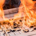 Un clavier qui brule