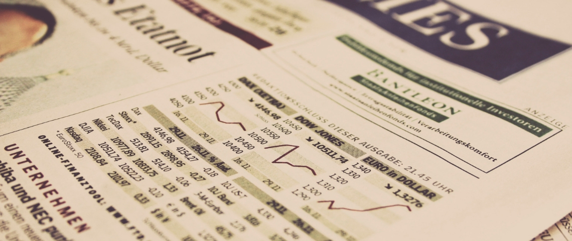 Artips lance un média sur l'économie Une page du New York Times