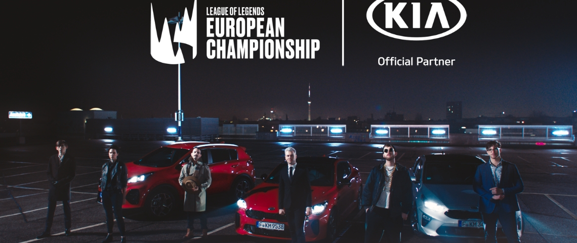 KIA sponsor du League of Legends European Championship Visuel KIA
