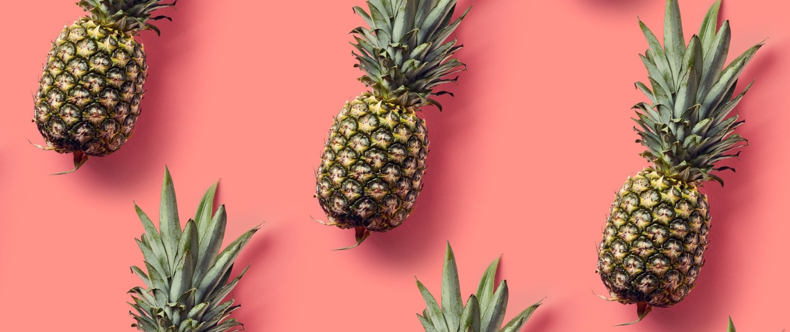 mosaïque d'ananas