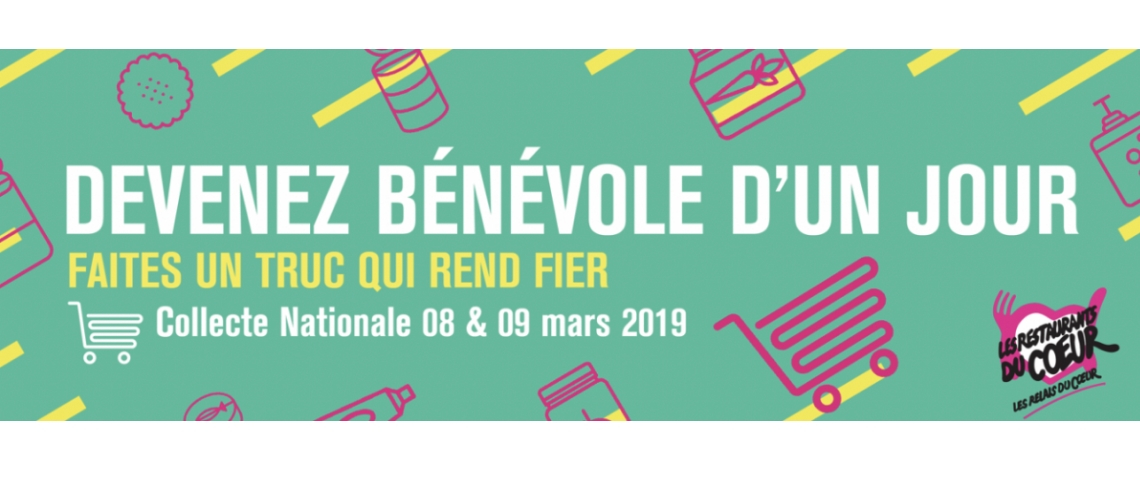 Les restos du coeur choisissent Mlle Pitch Affiche Resto du Coeurs