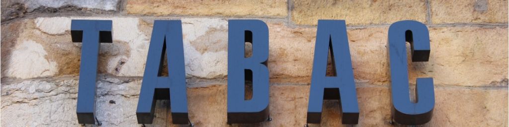 les lettres du mot tabac