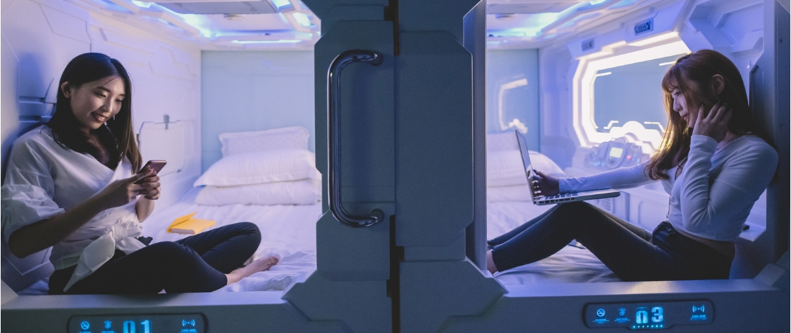 Dans le futur, les chambres étudiantes seront-elles réduites à des caissons technologiques ? Dans le futur, les chambres étudiantes seront-elles réduites à des caissons technologiques ?