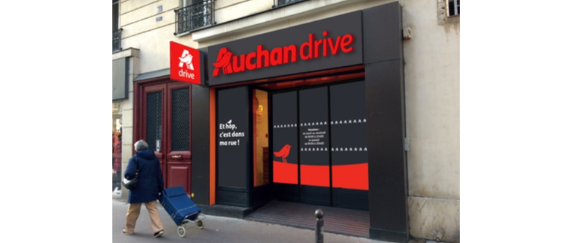 Auchan relance son drive piéton Drive piéton Auchan