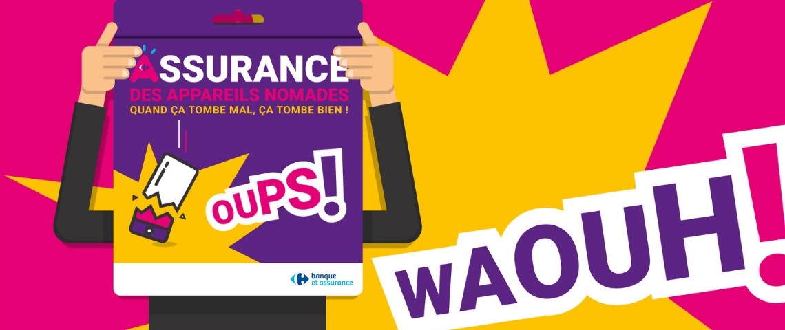 Dragon Rouge signe l'identité de Carrefour Assurance Carrefour Assurance