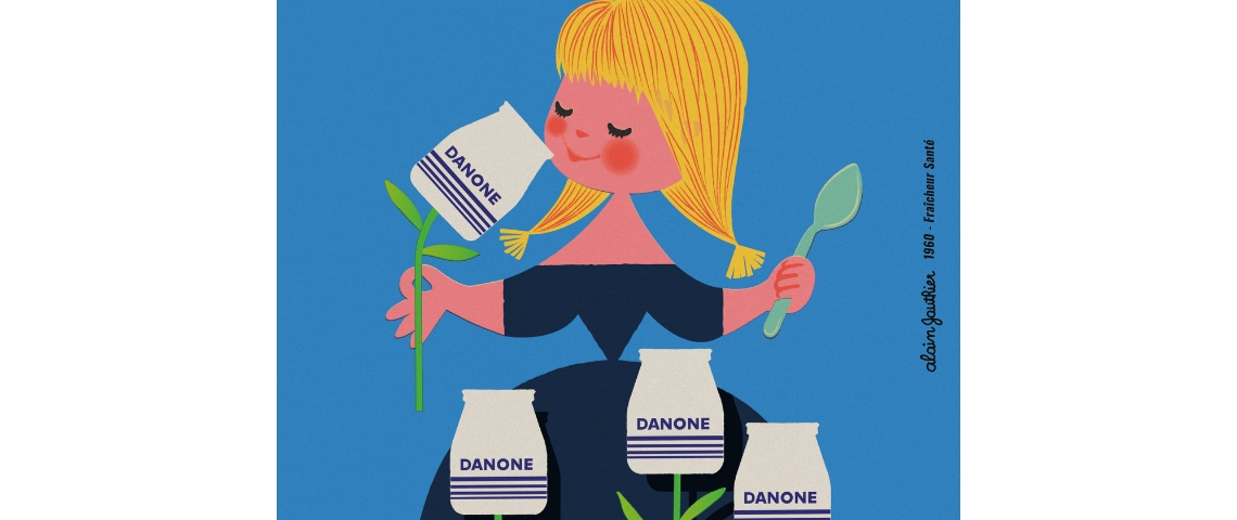 Danone fête ses 100 ans ! Publicité vintage Danone