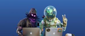 deux personnages du jeu Fortnite
