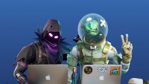 deux personnages du jeu Fortnite