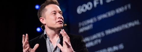 Elon Musk à l'occasion d'une conférence TED en 2013