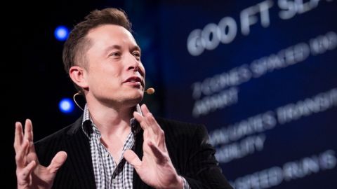 Elon Musk à l'occasion d'une conférence TED en 2013