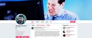 une capture d'ecran du twitter d'Alexandre Hervaut