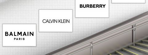 La tendance du « blanding » a-t-elle tué le branding ? logo de marques de luxe dans le métro
