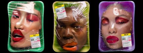 Ce duo de photographes lutte contre « une société enlisée dans le patriarcat » des visages de femmes déformés sous cellophane